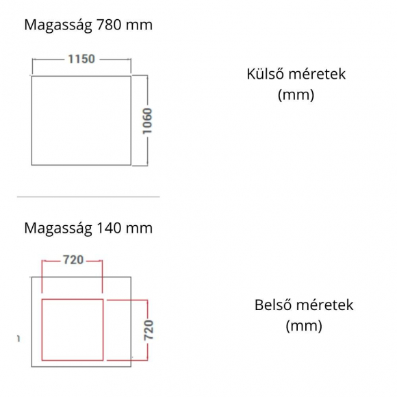 Pizzakemence, kétkamrás, elektromos, digitális kezelőpanellel