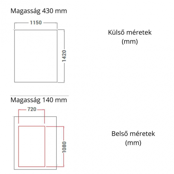 Pizzakemence, egykamrás, elektromos, elektromechanikus vezérlőpanellel