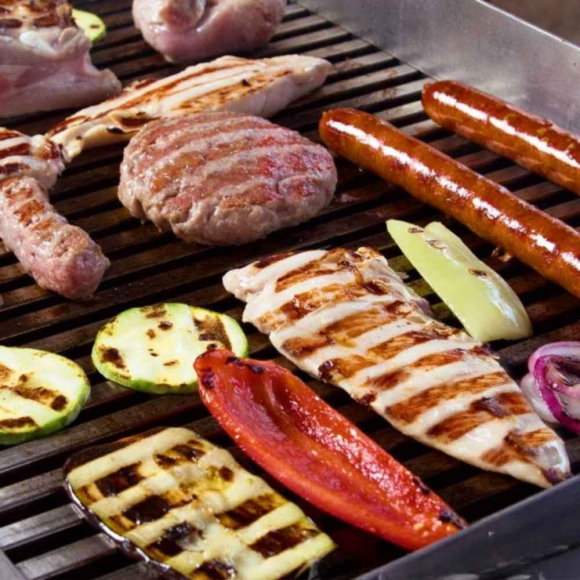 Energiatakarékos elektromos grillsütő, 2 zónás, 9kW