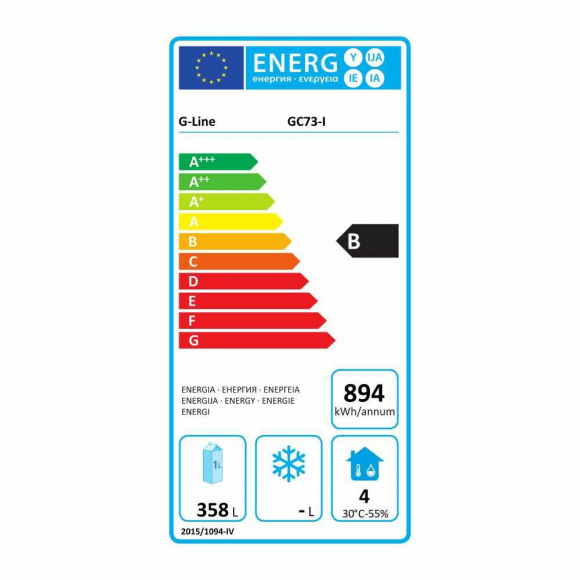 Hűtött munkaasztal, GN1/1, 3 ajtós, ventilációs