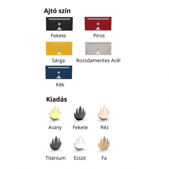 FASZENES SÜTŐ, 3 alsó melegített fiókkal, M