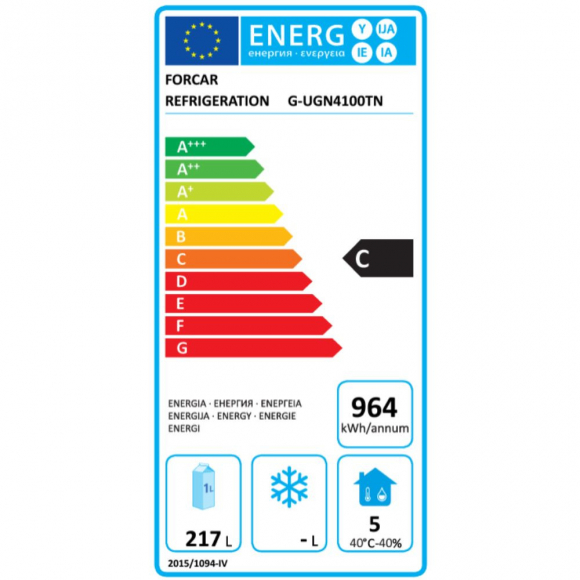 HŰTÖTT ALÉPÍTMÉNY, 350 literes, ventilációs, 4 ajtós, GN1/1, rozsdamentes